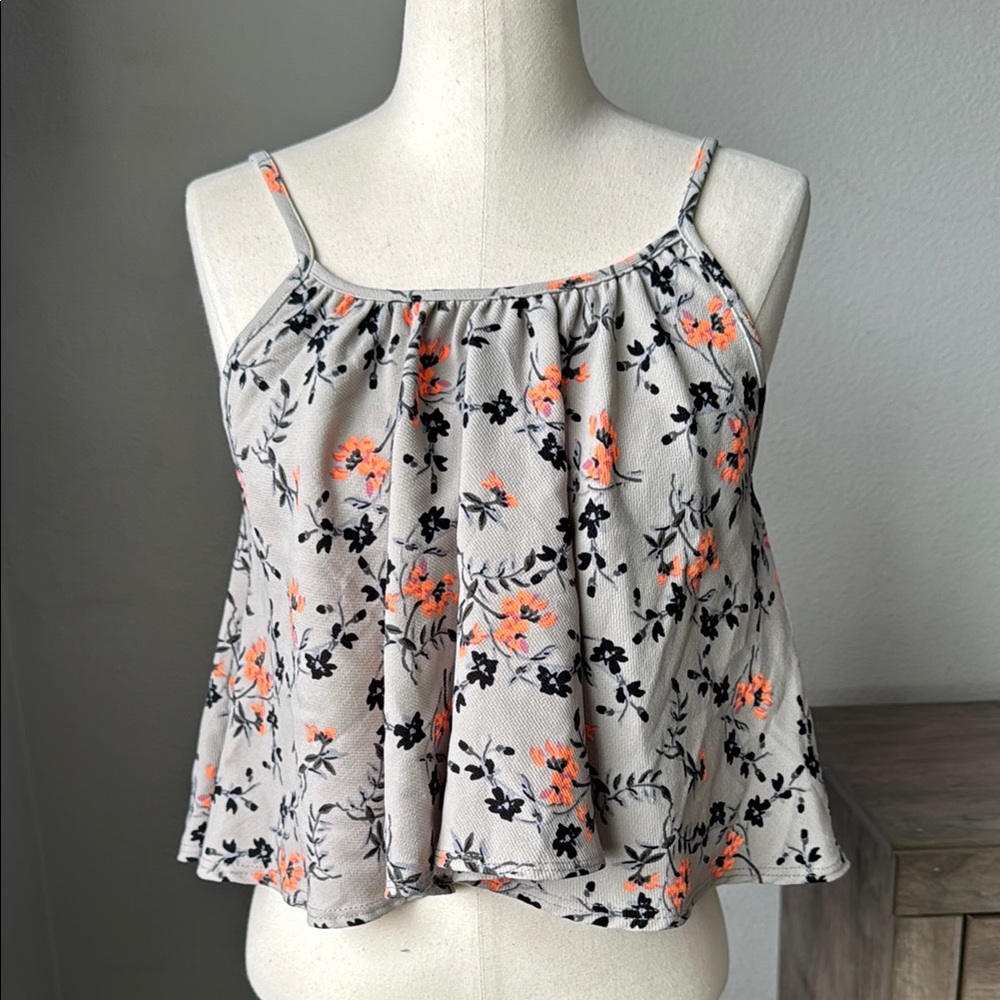 Floral Spaghetti Strap Top
